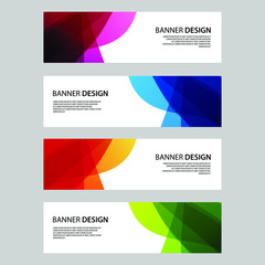 Obraz premium Vector Abstract banner web template