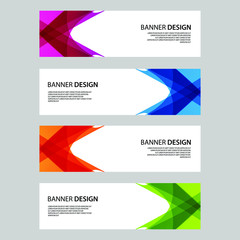 Vector Abstract banner web template