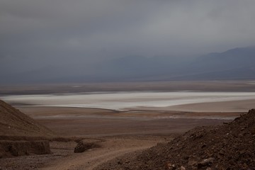 lac de sel de la death valley