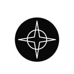 Compass icon design template