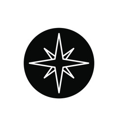 Compass icon design template