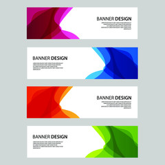 Vector Abstract banner web template