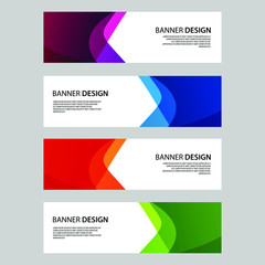 Fototapeta premium Vector Abstract banner web template