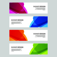 Vector Abstract banner web template