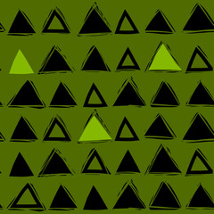 seamless abstract pattern with triangles
