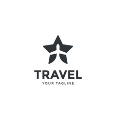 Obraz premium awesome travel logo template design
