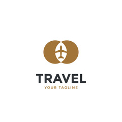 awesome travel logo template design