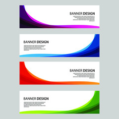 Vector Abstract banner web template