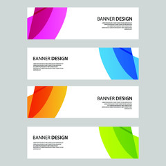 Vector Abstract banner web template