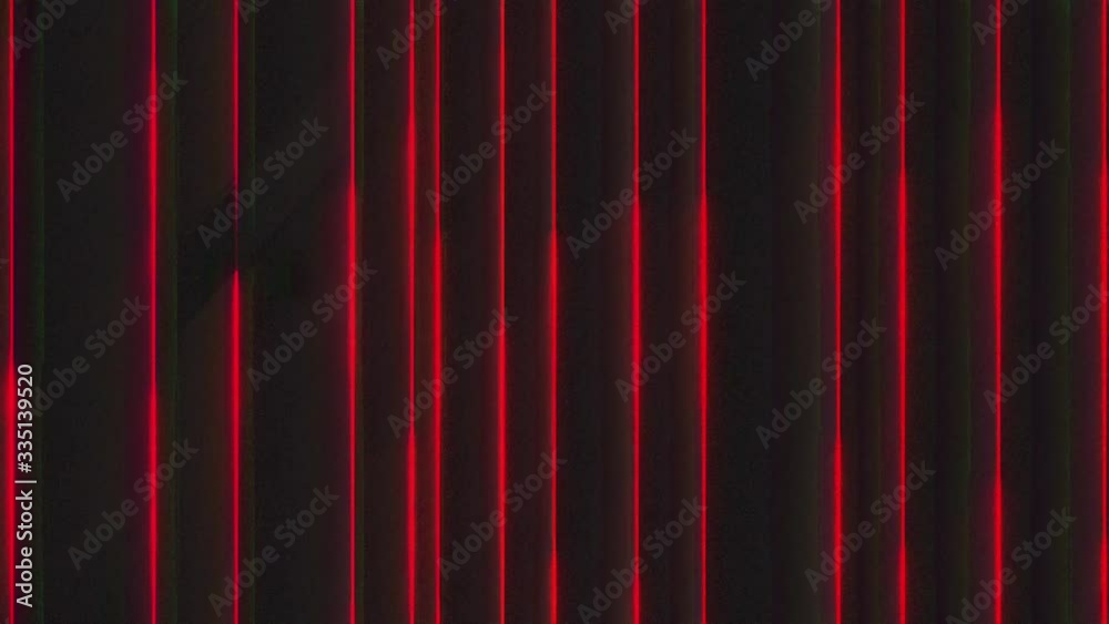 Poster computer generated chromatic aberration bands. pixel multi-colored neon noise. 3d rendering abstract
