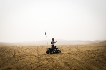 Getting lost in the sand dunes. © Taylor
