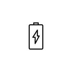 Battery Charging icon. Battery load icon. vector illustration. Flat design eps 10