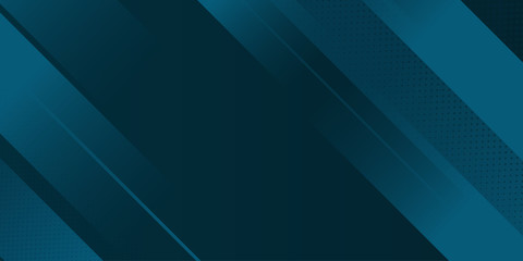 Obraz premium Abstract modern green dark blue lines background vector illustration. Vector illustration design for presentation, banner, cover, web, flyer, card, poster, wallpaper, texture, slide, magazine, and ppt
