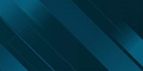 Obraz premium Abstract modern green dark blue lines background vector illustration. Vector illustration design for presentation, banner, cover, web, flyer, card, poster, wallpaper, texture, slide, magazine, and ppt