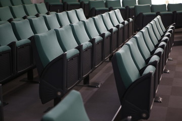 empty conference room with chairs