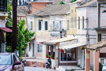 Corfu island towns, architecture, historical buildings, cultural heritage, Greece