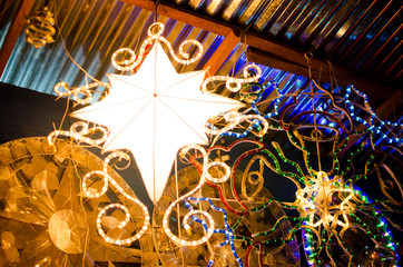 Bright Christmas star decoration