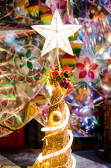 Bright Christmas star decoration