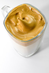 Dalgona coffee, a Korean drink