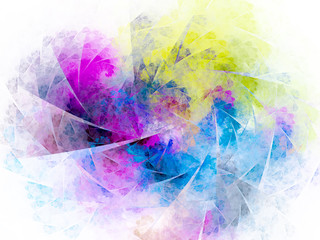 surreal futuristic digital 3d design art abstract background fractal illustration for meditation and decoration wallpaper