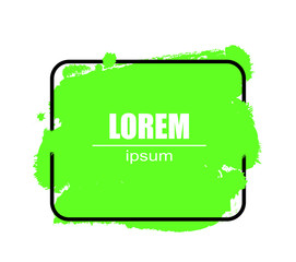 Abstract background with spots ,rectangle frame. Hand drawn vector background collection for your design. Vector illustration EPS10