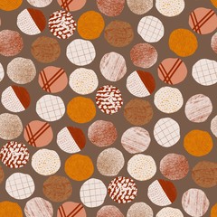 seamless pattern with circles 