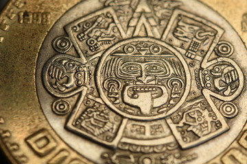 Fototapeta na wymiar Mexican coin