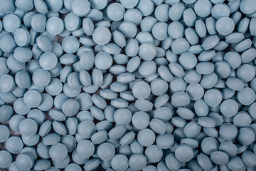 medicines pills background closeup. Drugs, painkillers, colds and other cures.