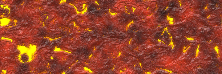 Volcano lava- eruption pattern. Abstract texture- landscape erupt. Volcanic landscape- background magma.