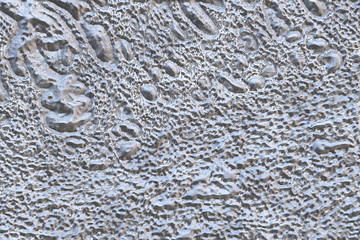 Silver plate- engraving on metal. Embossment- relief image