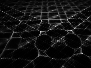 surreal futuristic digital 3d design art abstract background fractal illustration for meditation and decoration wallpaper