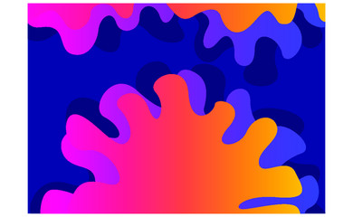 Abstract colorful flow shapes background design