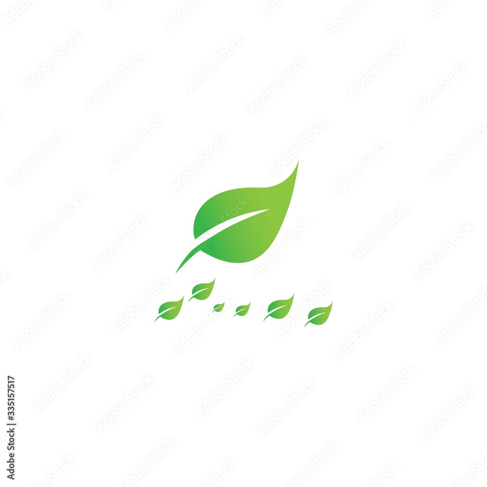 Canvas Prints leaf logo