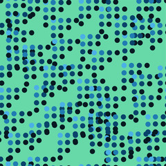 Bubbles Fashion Fabric Seamless Pattern