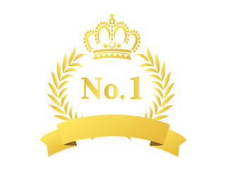 金色のアワード リボン付きランキング