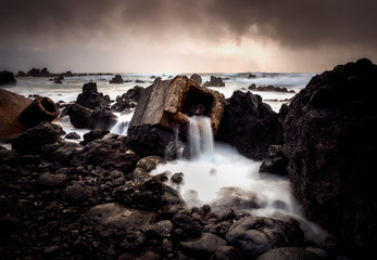 Rocks by the sea, Big Island Hawaii