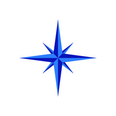 compass icon logo design vector