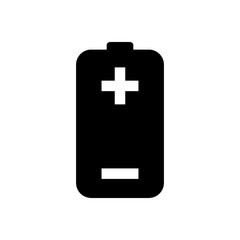 Fototapeta premium battery icon logo
