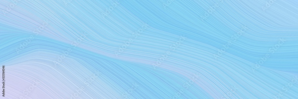 Poster abstract dynamic banner design with baby blue, lavender blue and light blue colors. dynamic curved l
