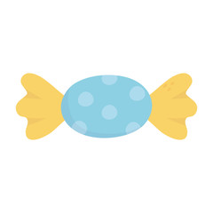 wrapped candy sweet confectionery isolated icon