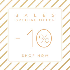 special offers discount sales poster