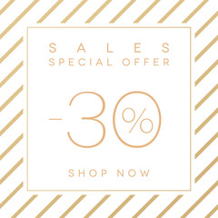 special offers discount sales poster