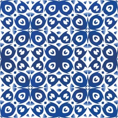 Portuguese ornamental azulejo ceramic.