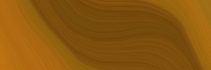 abstract modern header with saddle brown, chocolate and dark golden rod colors. dynamic curved lines with fluid flowing waves and curves