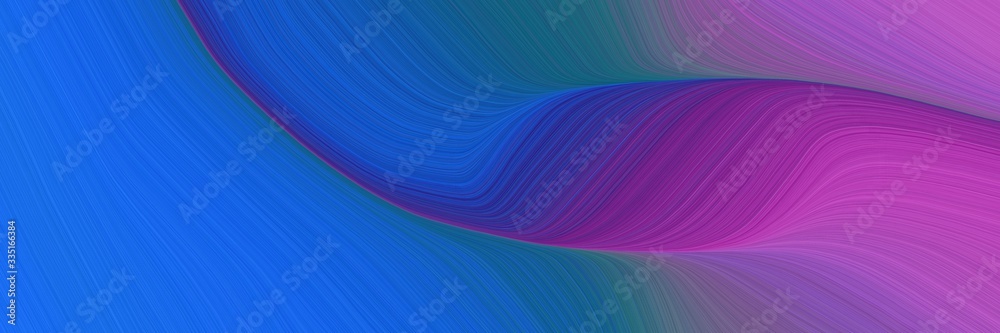 Poster abstract colorful header design with moderate violet, strong blue and dark slate blue colors. elegan