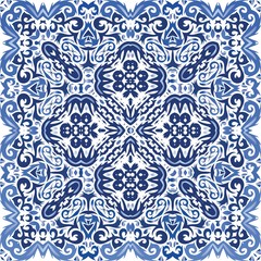 Ornamental azulejo portugal tiles decor.