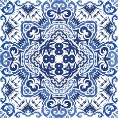 Antique portuguese azulejo ceramic.