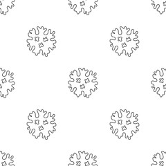 Seamless pattern with coronavirus. Vector illustration.