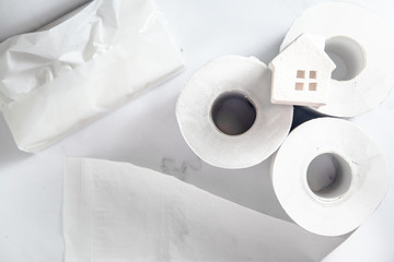 トイレットペーパー、トイレ、紙、日用品、ティッシュ