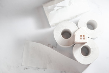 トイレットペーパー、トイレ、紙、日用品、ティッシュ